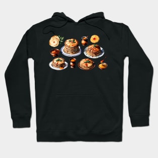 Moroccan Cuisine Food Kitchen in vibrant vector style Hoodie